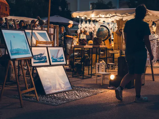 Marche Nocturne Port Grimaud Cote D Azur 21